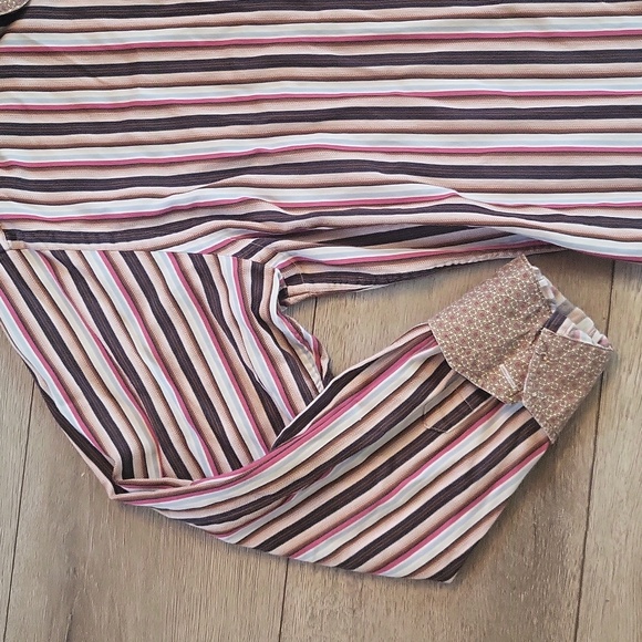 Tailorbyrd l pinstripe l Men's Shirt l Multicolor l 100 % cotton l - Picture 5 of 7